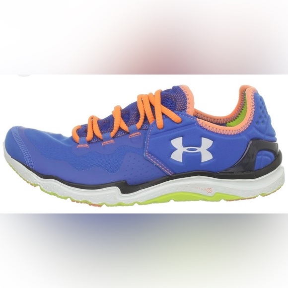 Under Armour Mens Charge RC2 Sneakers Blue Orange Size 14 - Picture 1 of 8